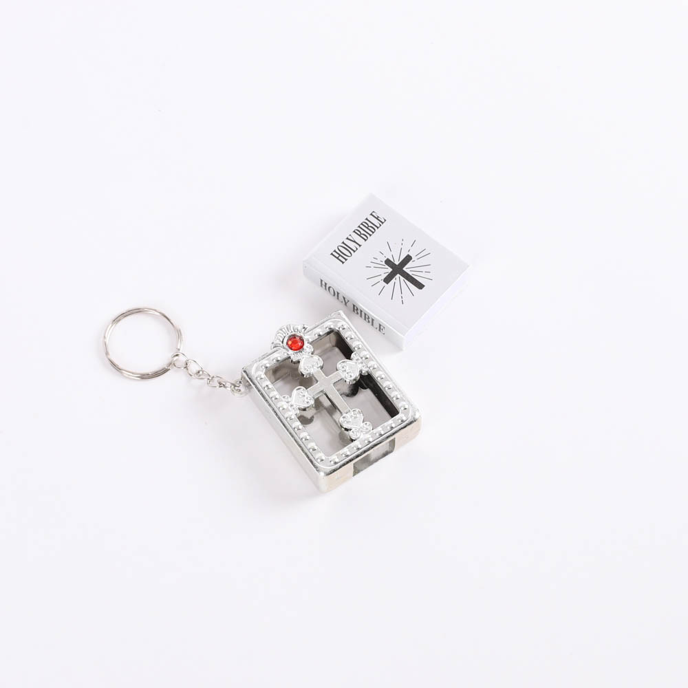 Bible Keychain - Ornate Silver - Pack 6 - Swanson Christian Products