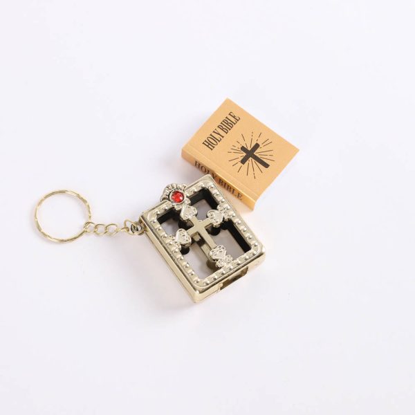 Bible Keychain - Ornate Gold - Pack 6 - Swanson Christian Products