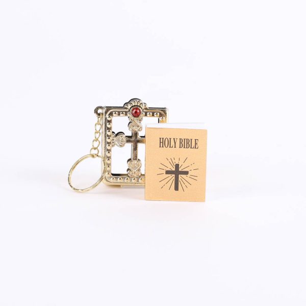 Bible Keychain - Ornate Gold - Pack 6 - Swanson Christian Products