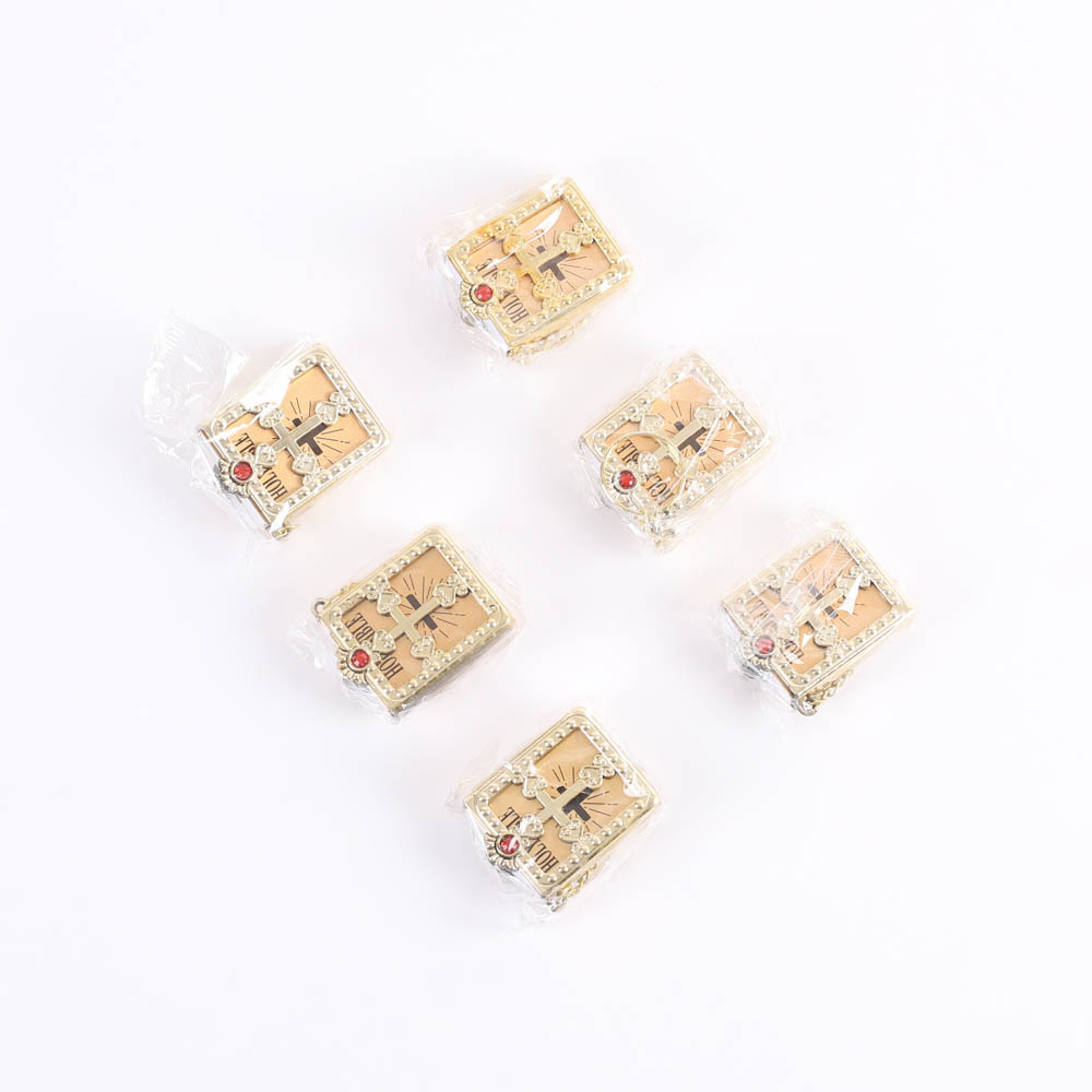 Bible Keychain - Ornate Gold - Pack 6 - Swanson Christian Products