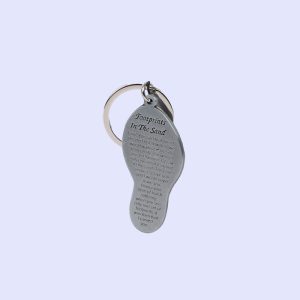 Keychain – Footprints in the Sand – PK4