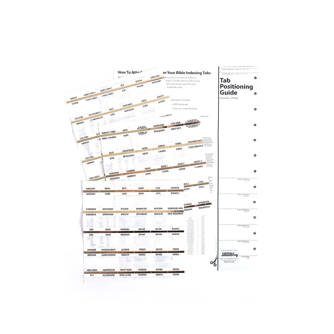 Bible Index Tabs Catholic Gold Tabbies Pack of 10 - Image 4