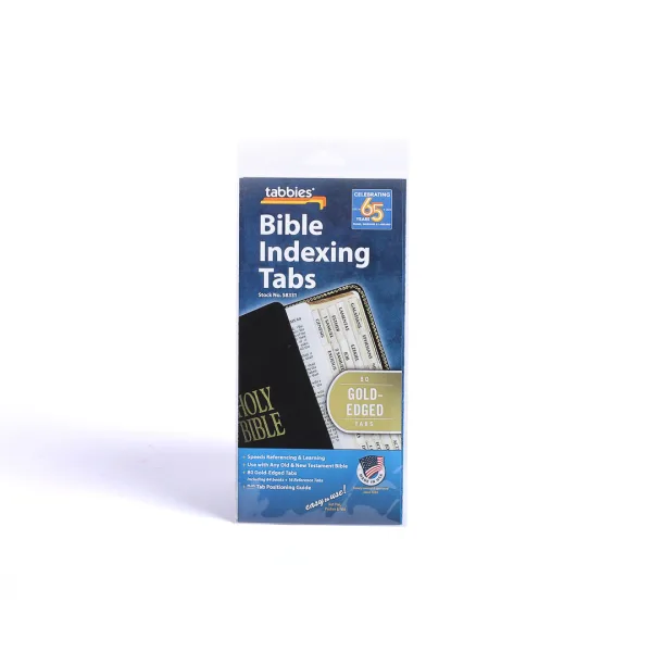Bible Index Tabs Gold Edged- Swanson Christian Products