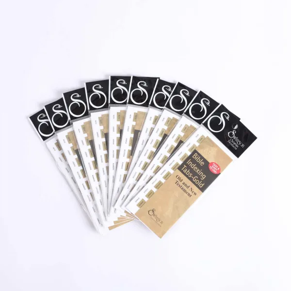 Bible Index Tabs Gold Swanson Pk10 - Swanson Christian Products