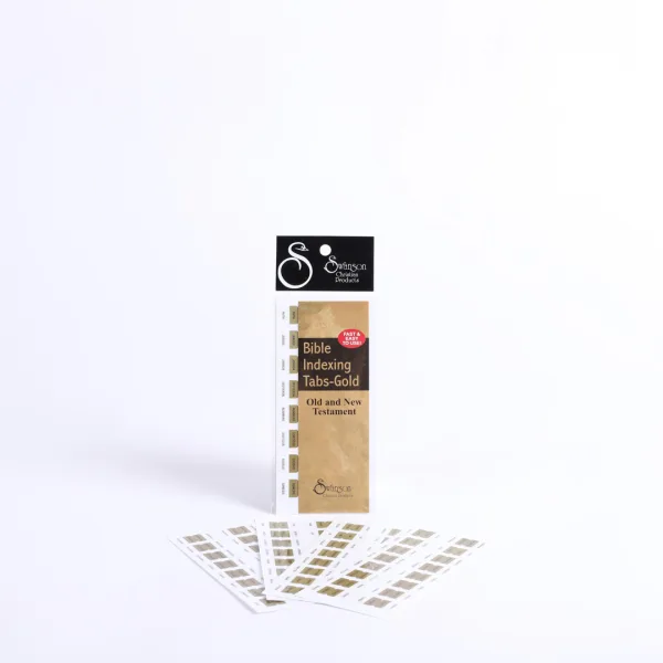 Bible Index Tabs Gold Swanson Pk10 - Swanson Christian Products