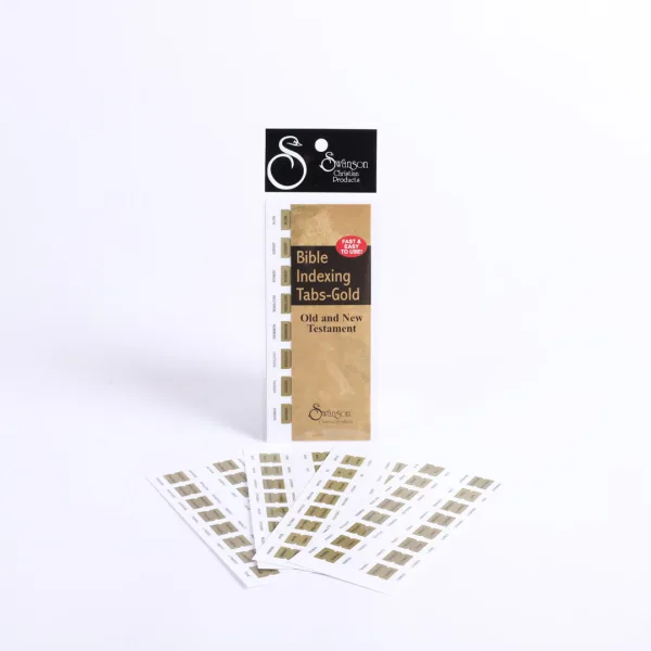 Bible Index Tabs Gold Swanson Pk10 - Swanson Christian Products
