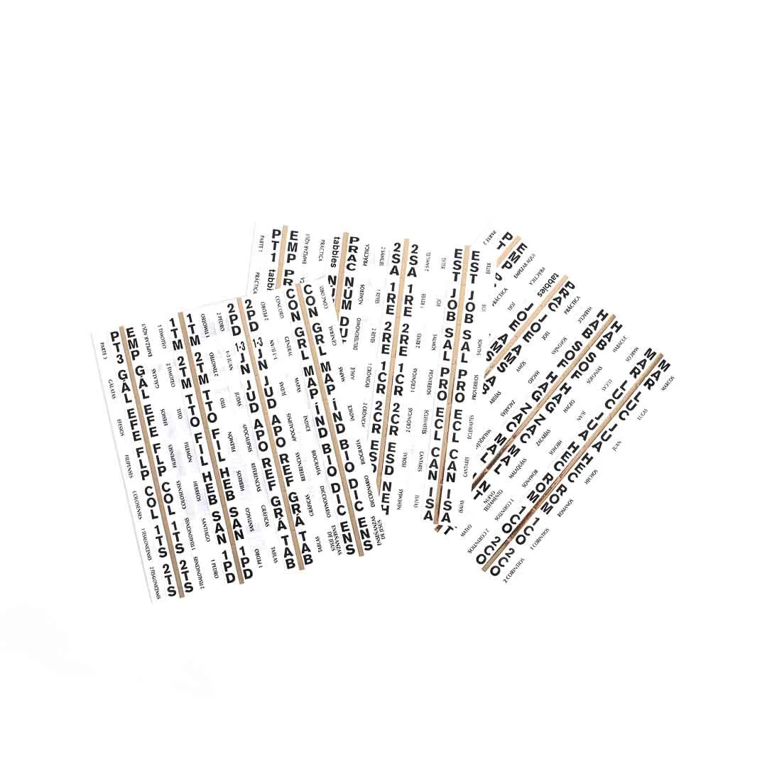 Bible Index Tabs Spanish Large Print Gold Tabbies Pack of 10 - Image 6