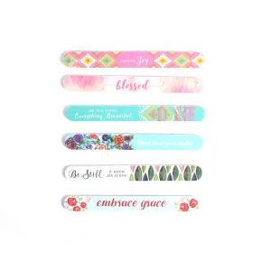 Modern Nail File gift set – Variety pack of 6