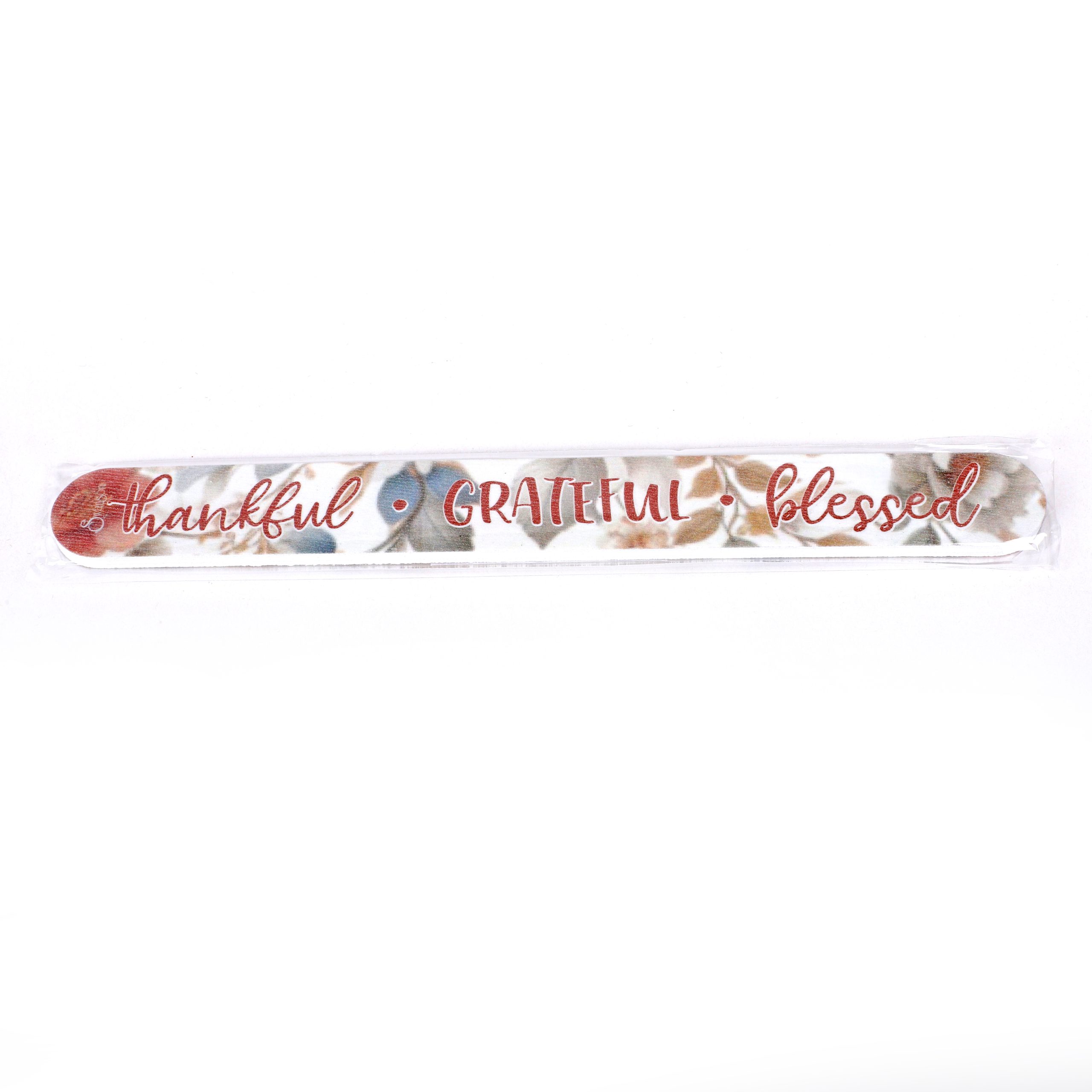 Nail File Thankful Grateful Blessed Pk 72