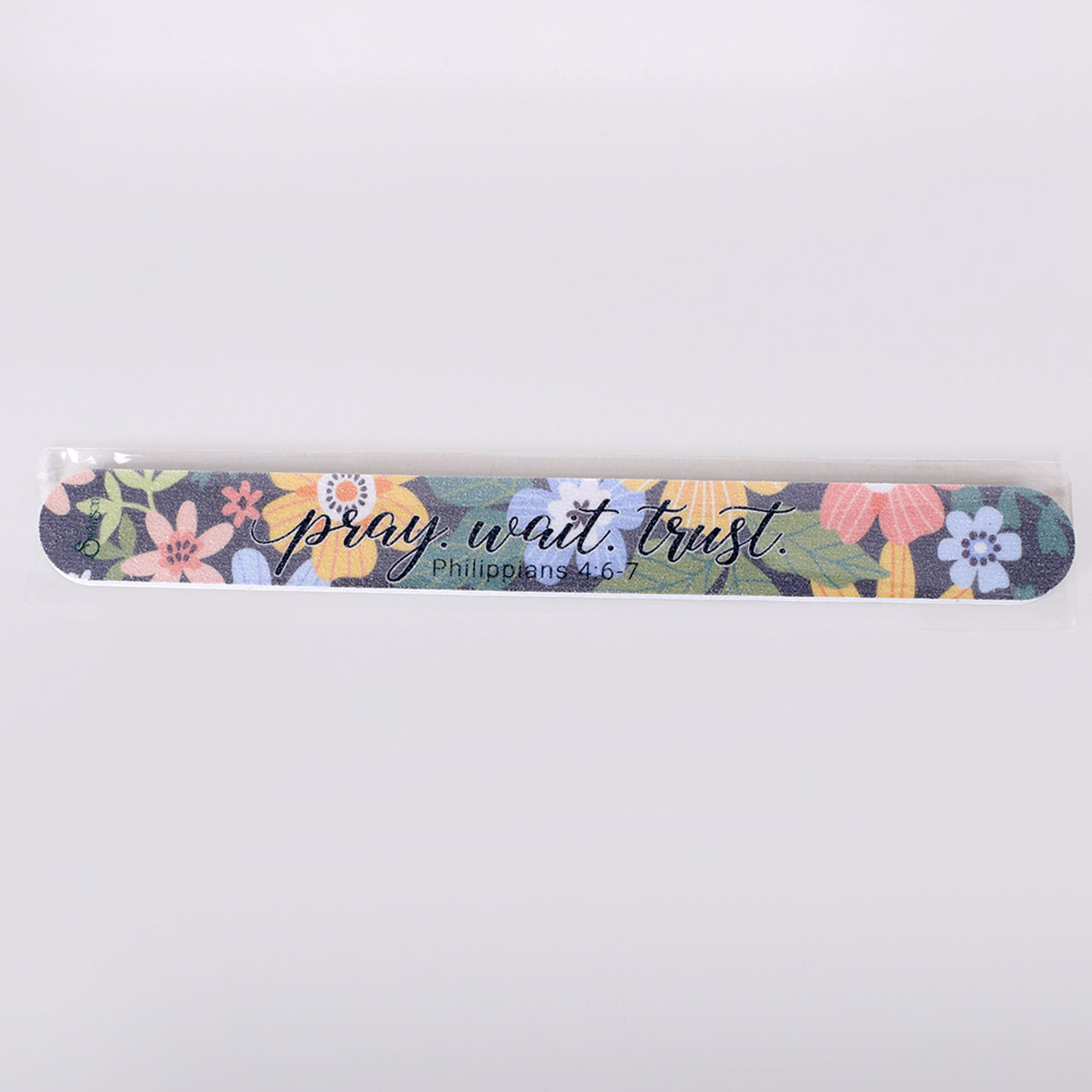 Nail File Pray Wait Trust Pk 72