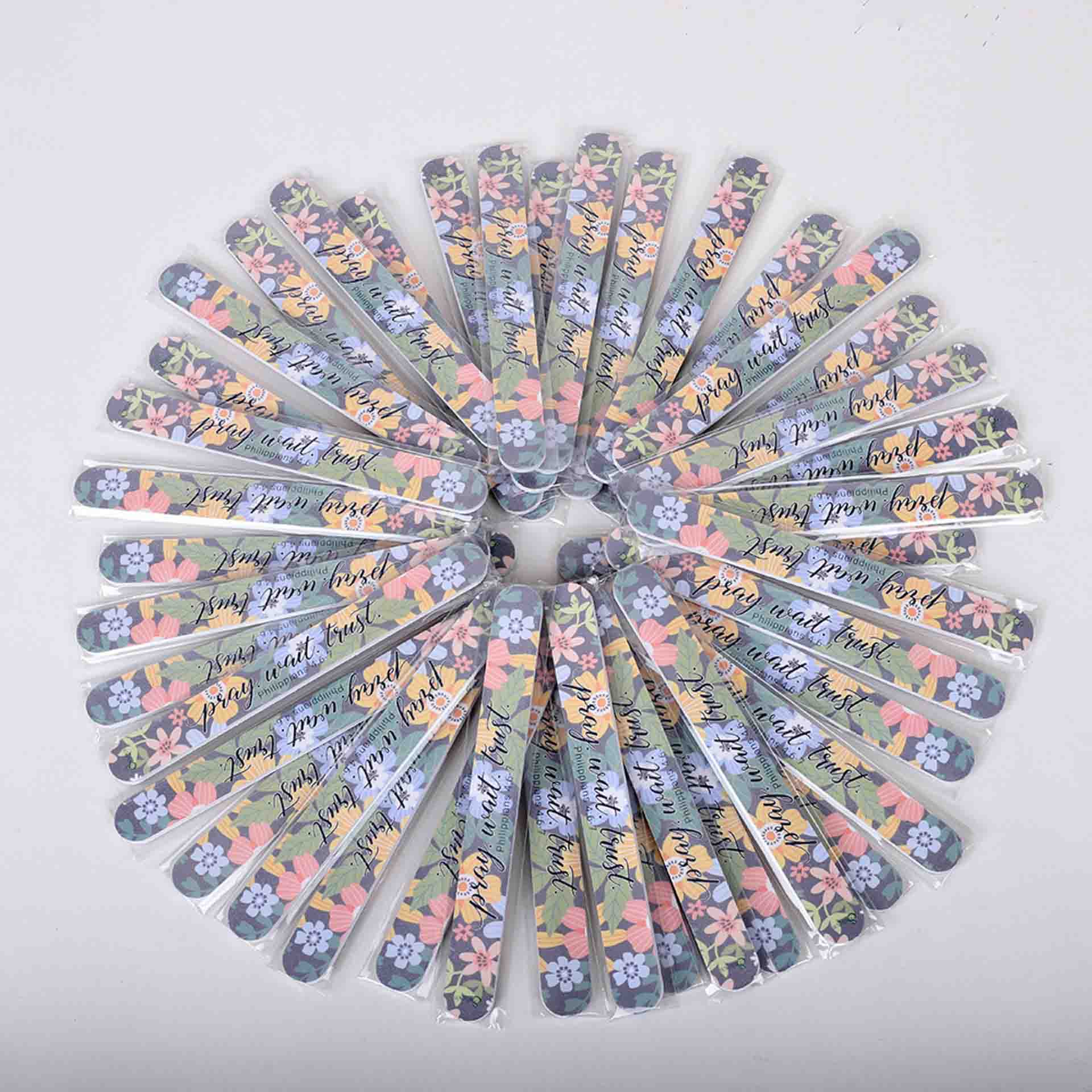 Nail File Pray Wait Trust Pk 72 - Image 3
