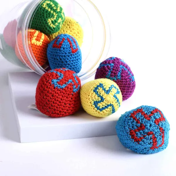 Religious Cross- Knitted Kick balls- Swanson Christian products