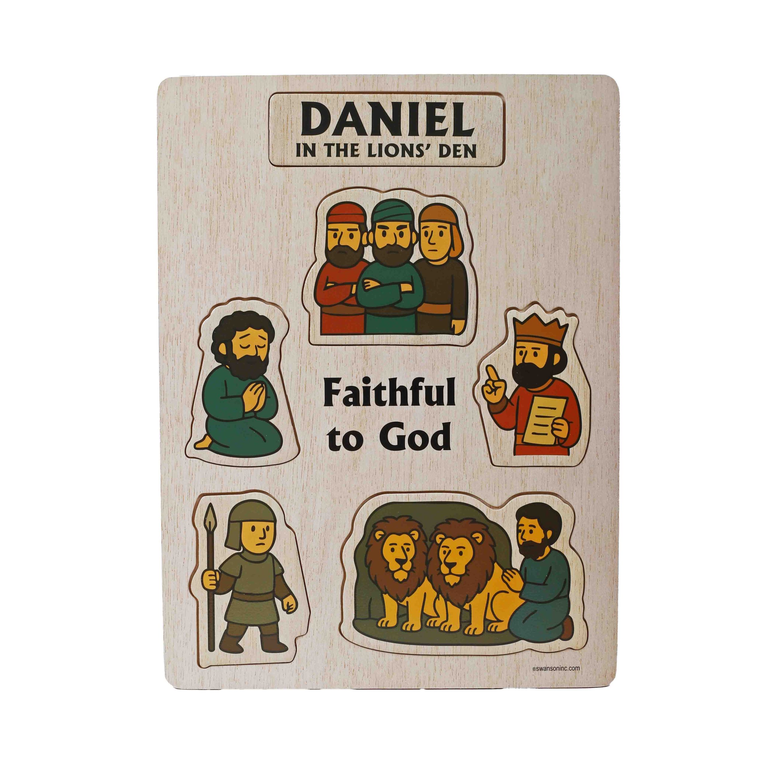 Wooden Puzzle - Daniel in the Lions' Den - Image 2