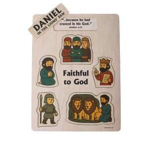 Wooden Puzzle – Daniel in the Lions’ Den