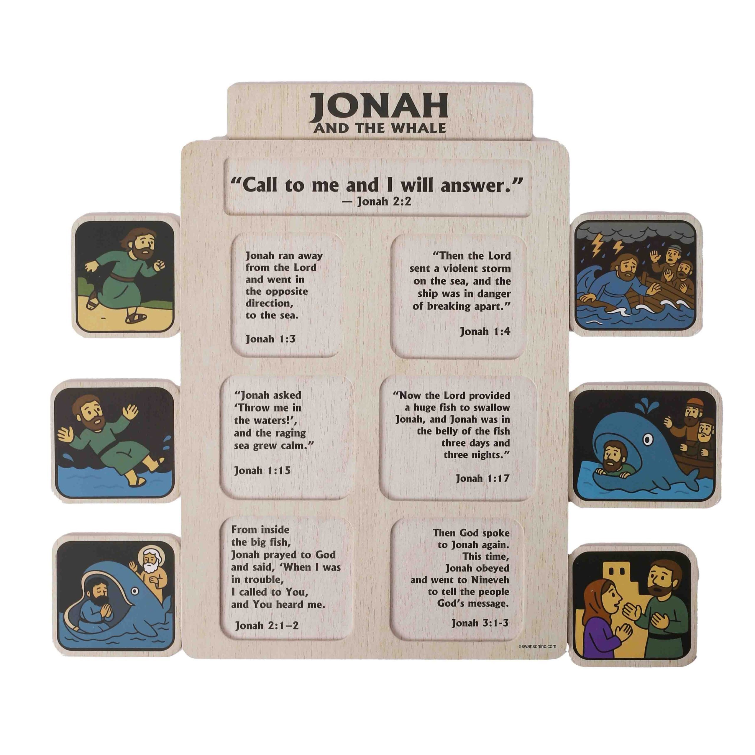 Wooden Puzzle - Jonah and the Whale - Image 3