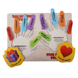 Wooden Puzzle – 5 Finger Gospel