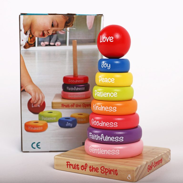 Wood Puzzle Bible Stackable: Fun and Faith for Little Ones