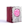 Sequin journal notebook- God's girl- silver with pink- Swanson Christian Products