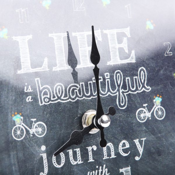 Glass Table Top Clock - Beautiful Journey | Swanson Christian Products