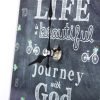 Glass Table Top Clock - Beautiful Journey | Swanson Christian Products