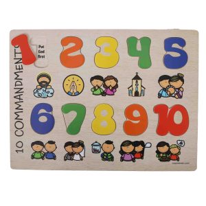 Wooden Puzzle – Ten Commandments