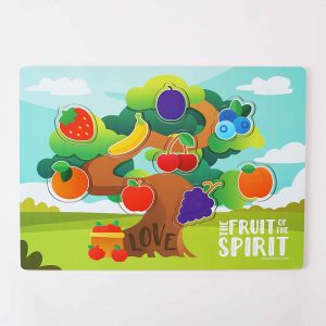 Wooden Puzzle – Chunky Pieces – Fruit of the Spirit