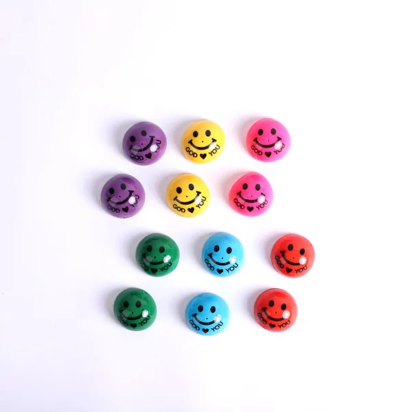 Smile face Poppers- Assorted Colors- Swanson Christian Products