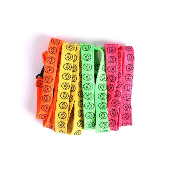Bracelet Woven Smile Face Assorted Bright Colors- Swanson Christian Products