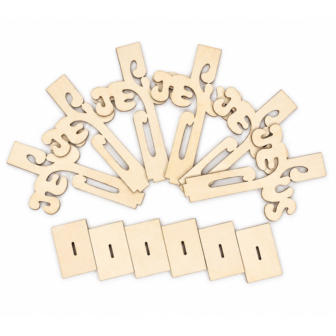 Jesus Wood Craft Cross with Stand - Pack of 6 - Image 4