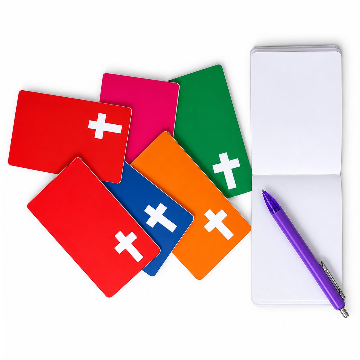 Kids Notepads with Cross Cutout - Pocket Size - Pack of 24 - Image 5