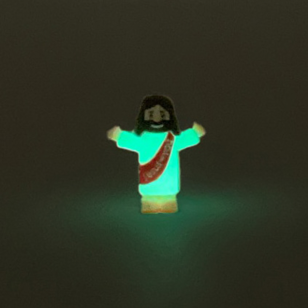 Pocket Figurine Little Jesus - Glow in the Dark - PK50 - Image 2
