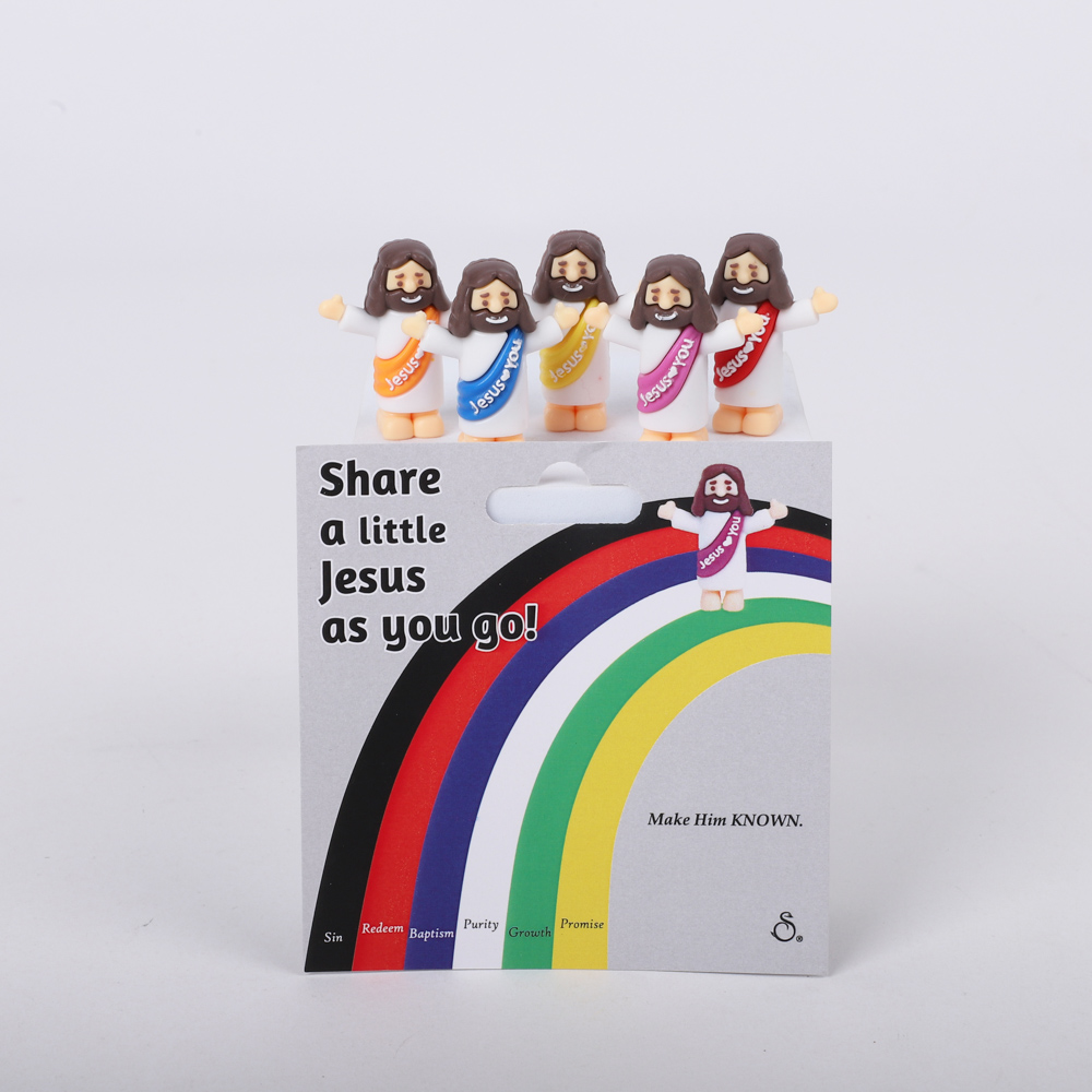 Little Jesus Pocket Figurines 5Ct Pk12 - With Display Strip - Image 2