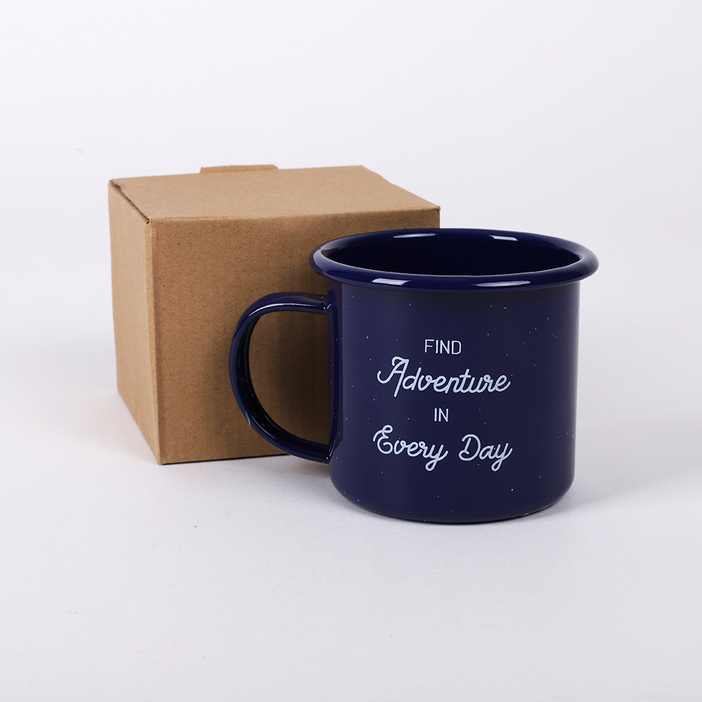 12 oz Cobalt Campfire Mug "Explore" - Image 6