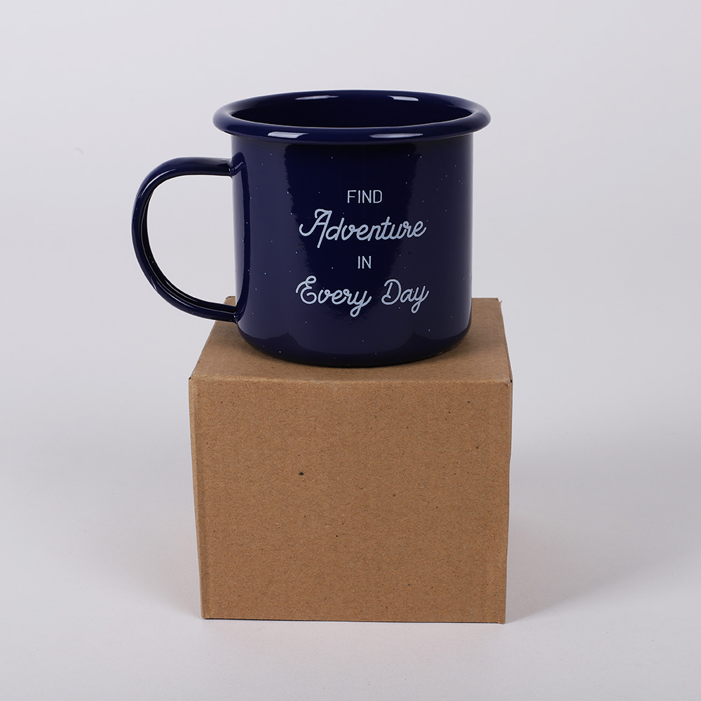 12 oz Cobalt Campfire Mug "Explore" - Image 4