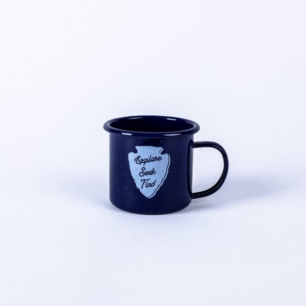 12OZ COBALT CAMPFIRE MUG "Explore"- Blue- Swanson Christian Products