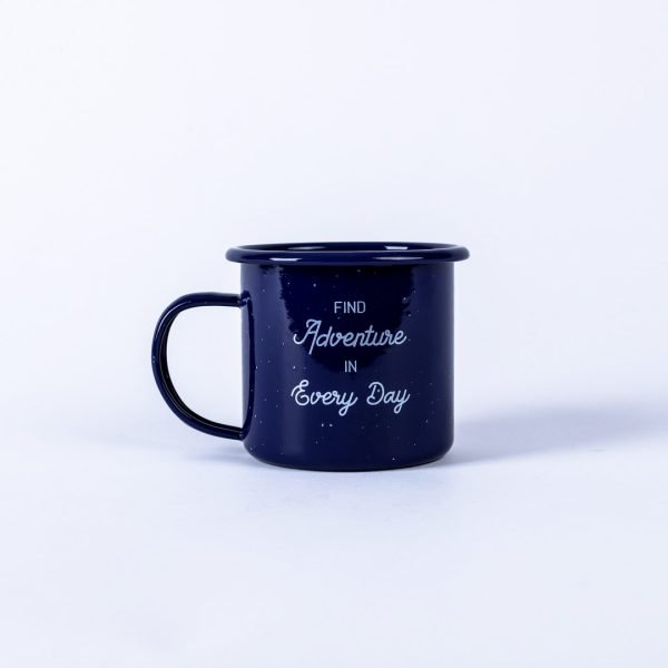 12OZ COBALT CAMPFIRE MUG "Explore"- Blue- Swanson Christian Products