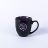 matte black coffee mug with a beautiful soft purple interior - Swanson Christian Products