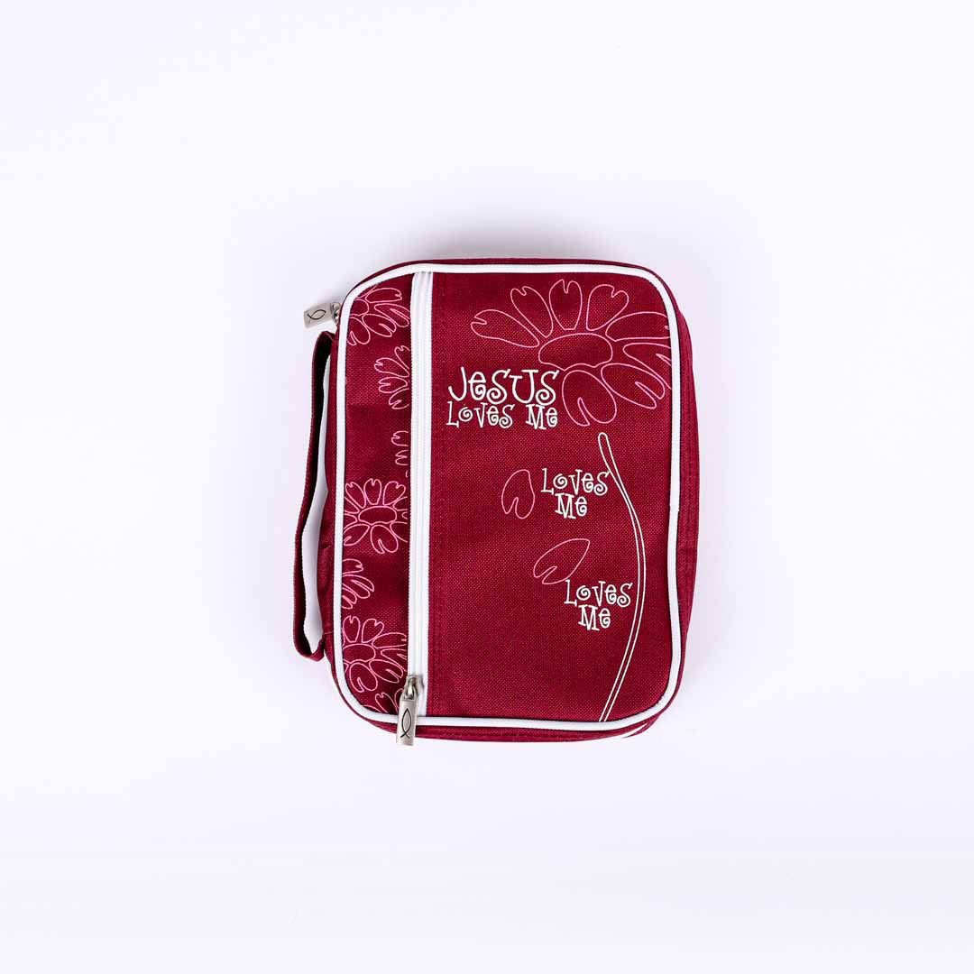 Bible Cover Canvas Jesus Loves Me- Swanson Christian Products