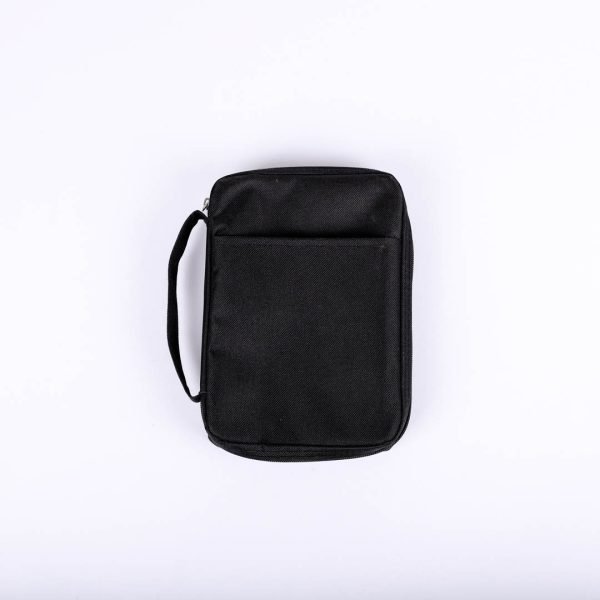 Bible Cover Canvas Black Plain S | Swanson Christian Products