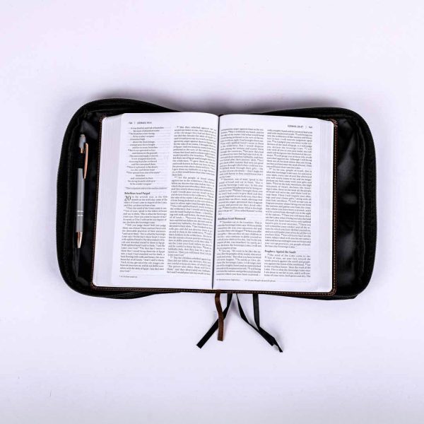Bible Cover Canvas Black Plain S | Swanson Christian Products