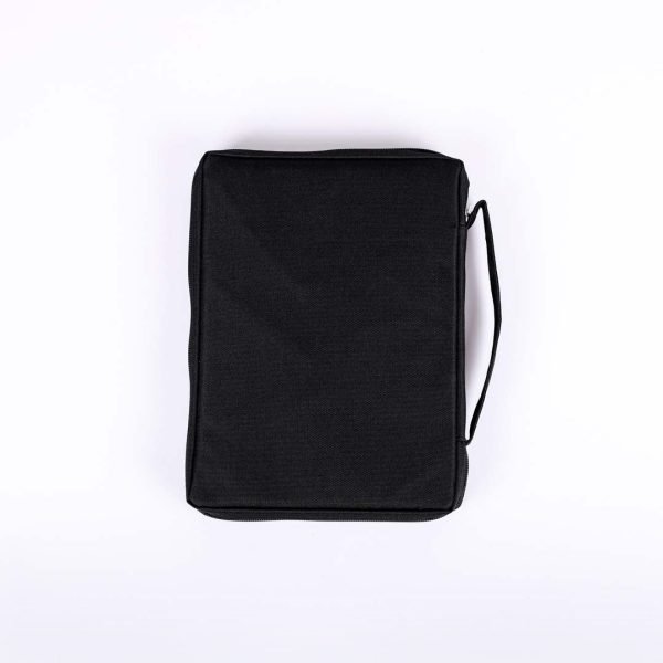 Bible Cover Canvas Black Plain Xl | Swanson Christian Products