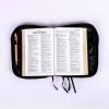 Bible Cover Canvas Black Plain Xl | Swanson Christian Products