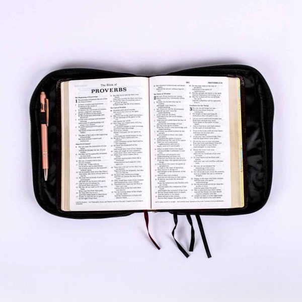 Bible Cover Canvas Black Plain Xl | Swanson Christian Products