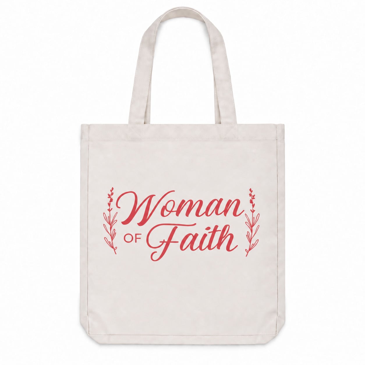 Classic Cotton Tote - Woman of Faith