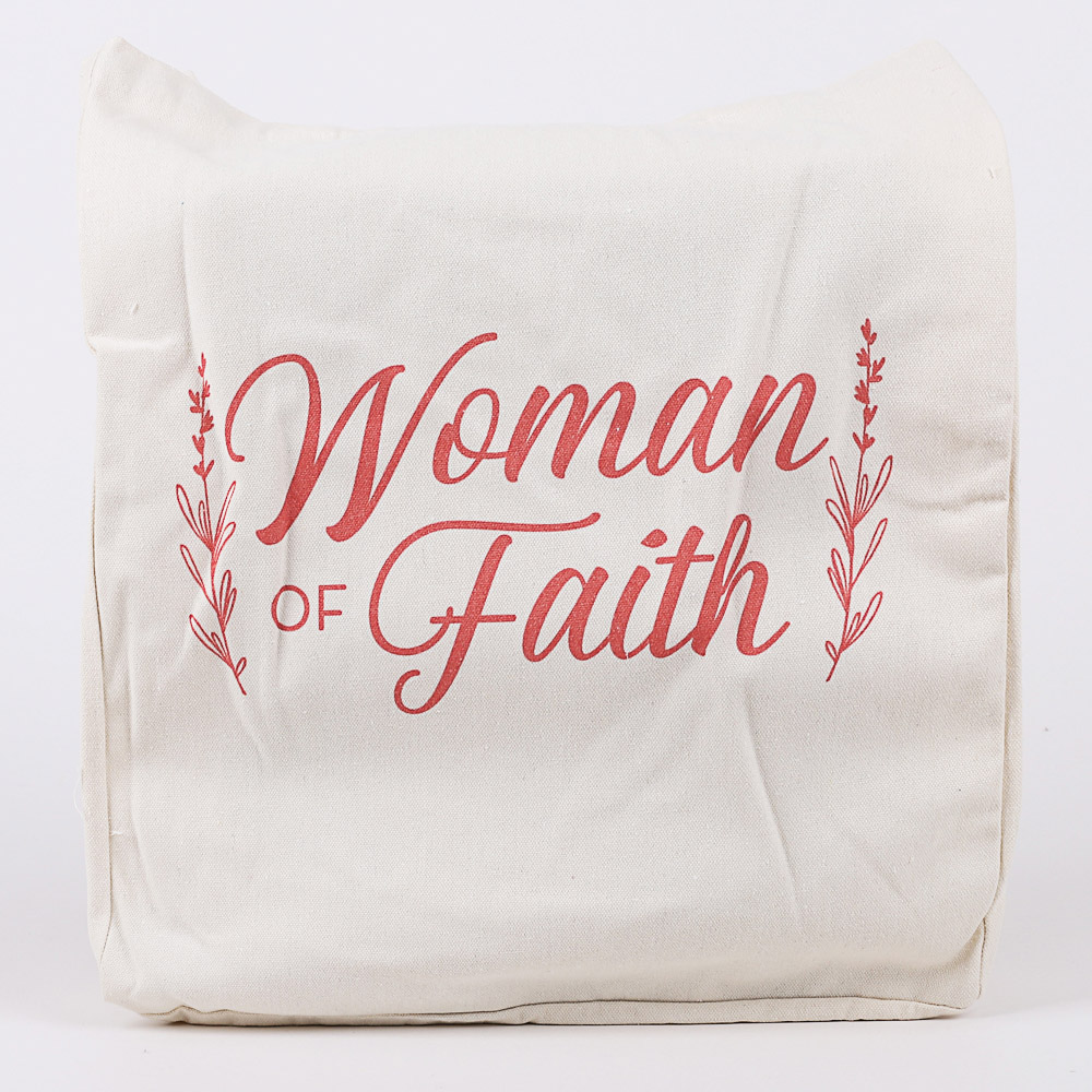 Classic Cotton Tote - Woman of Faith - Image 4