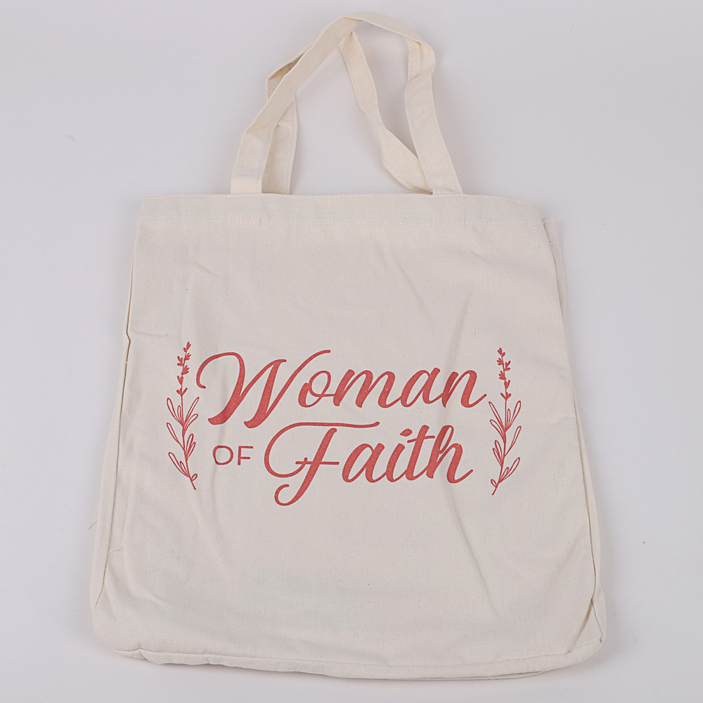 Classic Cotton Tote - Woman of Faith