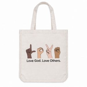 Classic Cotton Tote – Love God Love Others
