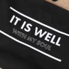 Jute Tote Bag - All Is Well | Swanson Christian Products