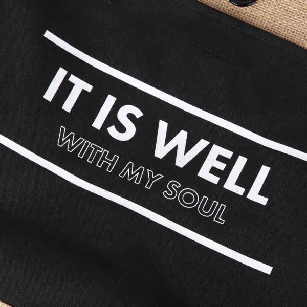 Jute Tote Bag - All Is Well | Swanson Christian Products