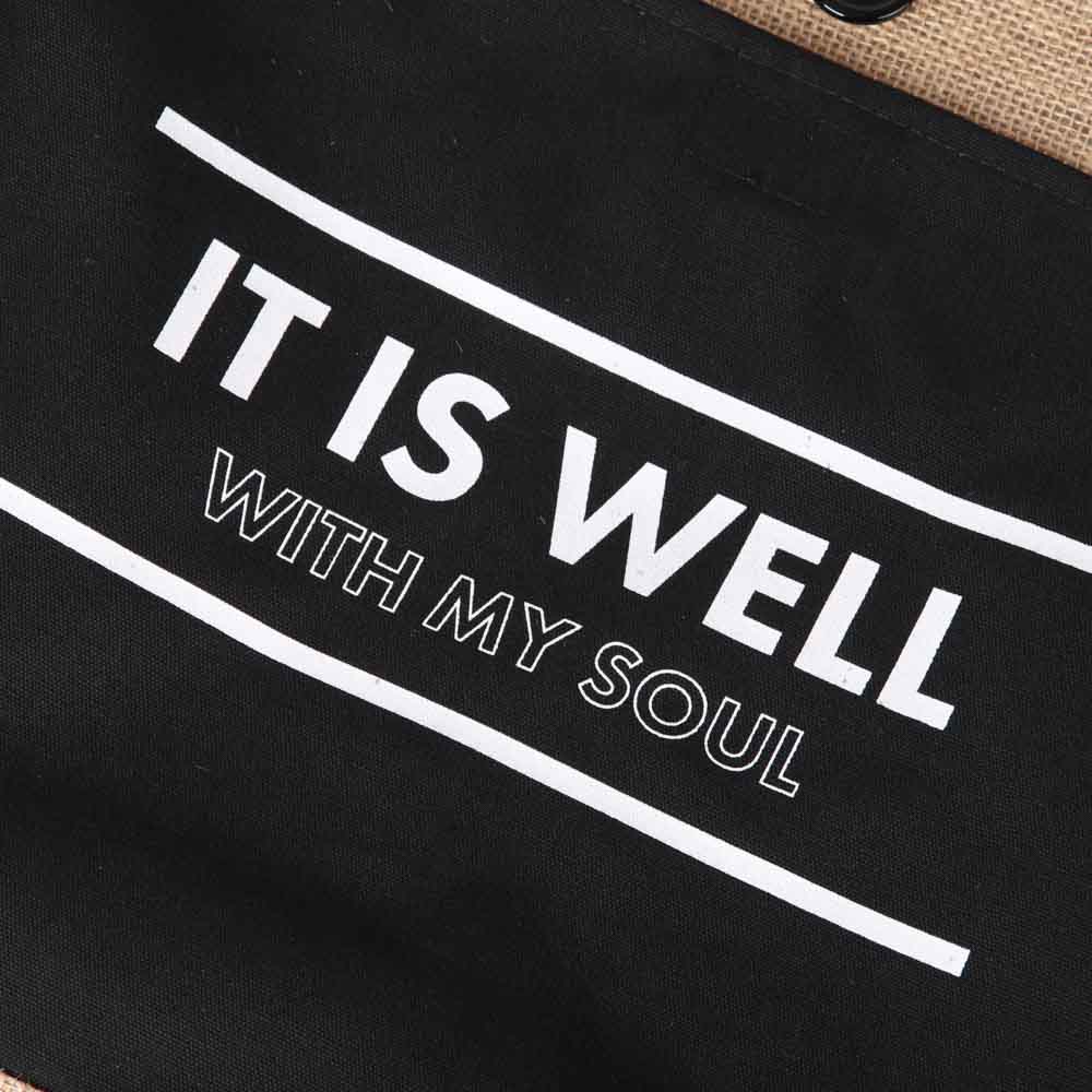 Jute Tote Bag - All Is Well | Swanson Christian Products